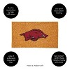EvergreenNCAAArkansas Razorbacks Logo Natural Coir 28 x 16 Inches Indoor Outdoor Doormat - 4 of 4