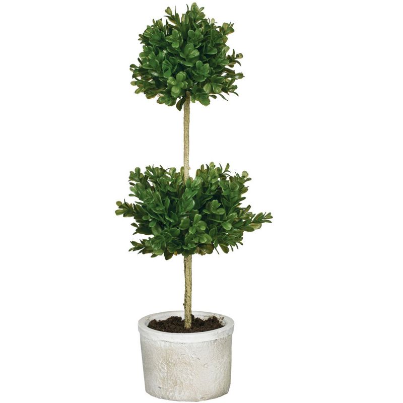 Sullivans Artificial Double Boxwood Topiary 21"H Green, 1 of 5