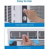 5000 BTU Window Air Conditioner for Rooms Up to 150 Sq. Ft, Quiet & Energy Efficient AC Unit with Fast Cooling, Easy Controls & Installation Kit - 2 of 4
