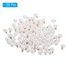 Unique Bargains Beautiful DIY Jewelry Making Faux Pearl Pendants 100 Pcs - 3 of 4