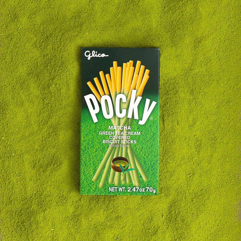 Glico Pocky Matcha Green Tea Cream Covered Biscuit Sticks - 2.47oz, 2 of 6