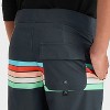 Boys' Striped Swim Shorts - art class™ Black - 3 of 3