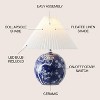 JONATHAN Y Shishen 19.5" Cottage Classic Chinoiserie Ceramic Orb LED Table Lamp with Pleated Shade - 2 of 4