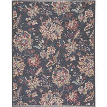 Waverly Washables Collection Blooming Botanical Indoor Rug