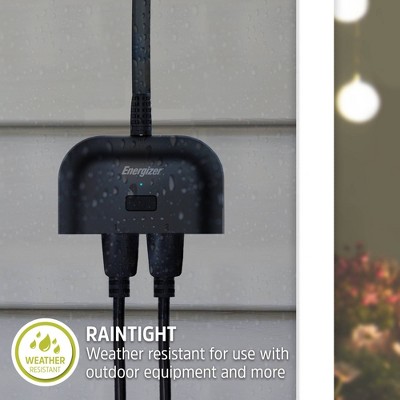 Energizer Smart Wi-Fi Outdoor Plug with Dual Outlets