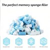 Vipbear 5/10 pound crushed cotton filling, 100% memory foam filling, comfortable and suitable for multiple scenarios, vacuum-packed for easy expansion - 4 of 4