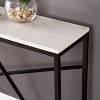 Arendale Faux Marble Skinny Console Table - Aiden Lane - image 3 of 4