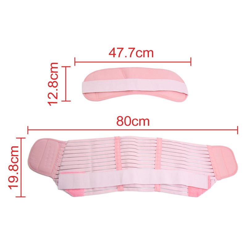 Unique Bargains Maternity Antepartum Belt Pregnant Women Abdominal Support Waist Belly Band Pink, 4 of 9
