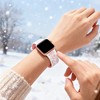 HTUTWOO Christmas Apple Watch Band, Soft Silicone Sport Strap 38/40/41/42/44/45/49mm for iWatch Series 10 9 8 7 6 5 4 3 2 SE Ultra - 3 of 4
