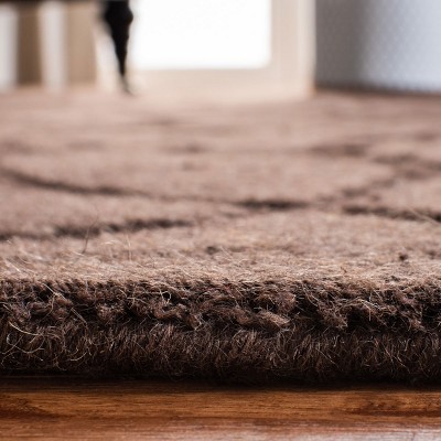 Handmade Brown Wool Tufted 4' x 6' Area Rug