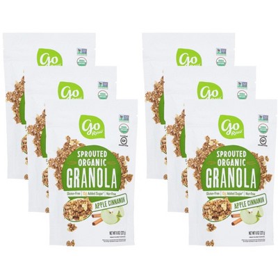 Go Raw Sprouted Organic Granola Apple Cinnamon - Case of 6/8 oz