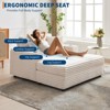 Oversized Chaise Lounge Chair Indoor, Comfy Corduroy Lounge Sofa with Charging Station, Cup Holders & Throw Pillows, Cozy Sleeper Couch - 4 of 4