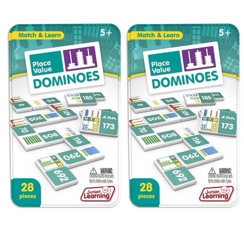 Junior Learning Place Value Dominoes, 2 Sets - image 1 of 3