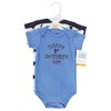 Hudson Baby Infant Boys Cotton Bodysuits, Boys Mothers Fathers Day - 2 of 4