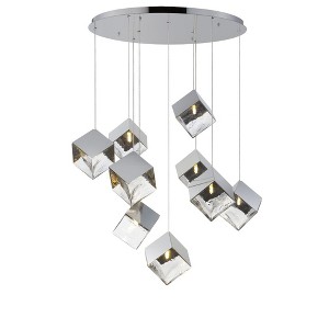 ET2 Lighting Ice Cube 9 - Light Pendant in  Polished Chrome - 1 of 2