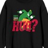 Elf Movie Does Someone Need a Hug? Women's Black Crew Neck Sweatshirt - 2 of 3