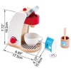 Hape My Coffee Machine Wooden Kitchen Accessory for Children, 6 Piece Set-White - 3 of 4