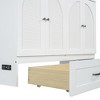 GDFStudio Ward Wood Murphy Bed with Charging Ports and Drawer - 4 of 4