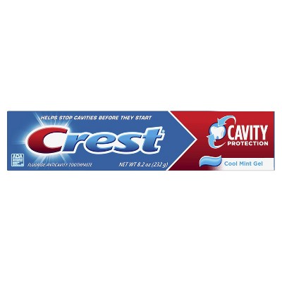 Crest Cavity Toothpaste Gel Cool Mint - 8.2oz