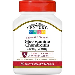 21st Century Glucosamine Chondroitin 250/200mg - Original Strength, 60 Count - 1 of 4