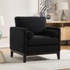 Hrinhom 35.4"W Accent Chair,Modern Reading Armchair with Wood Base,Single Sofa - 2 of 4