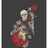 Skeleton Guitarist Adult Crew Neck Short Sleeve Tee - 2 of 2