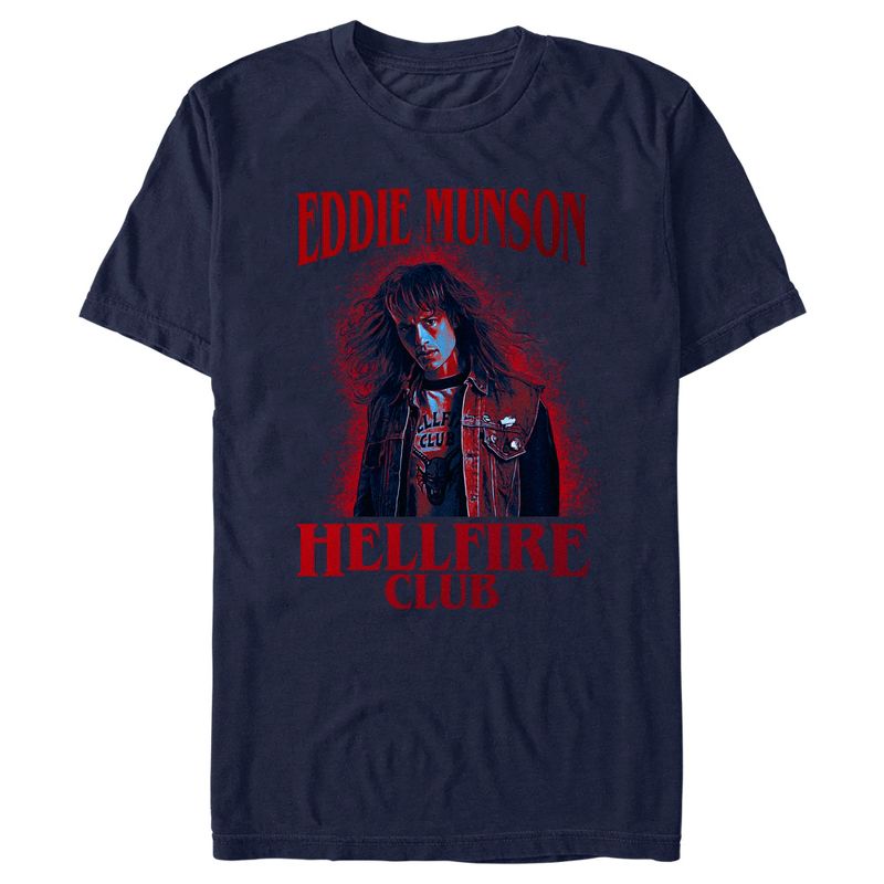 Men's Stranger Things Hellfire Club Eddie Munson T-Shirt, 1 of 6