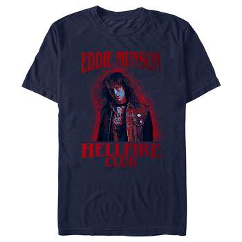 Men's Stranger Things Hellfire Club Eddie Munson T-Shirt