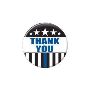 Beistle Thank You Law Enforcement Button, 2", (6/Pkg) Multicolored - 1 of 4