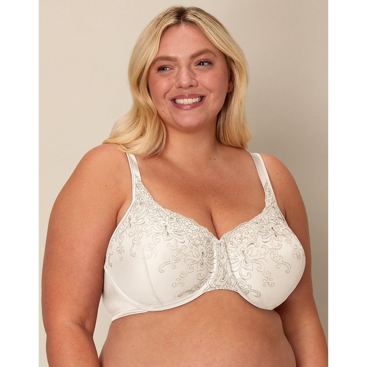 Playtex Secrets Beautiful Lift Embroidered Underwire Bra