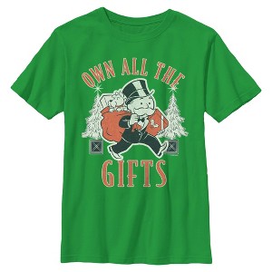 Boys Monopoly Own All The Gifts T Shirt - 1 of 4