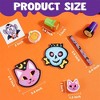 Joyfy 168 pcs Halloween Kids Assorted Stationery Sets,Party Favors for Kids,Classroom Prizes Gifts,Including Halloween Bag, Notepads, Stamps, Pencils - 3 of 4