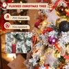 SUGIFT 7.5ft Snow Flocked Christmas Tree with 1405 Tips - 4 of 4