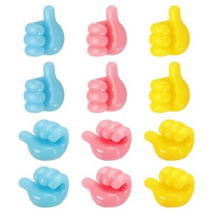 Unique Bargains Cord Holders, Cable Clips for Nightstand Plastic Modern Minimalist Organizer Cable Clips - 1 of 4