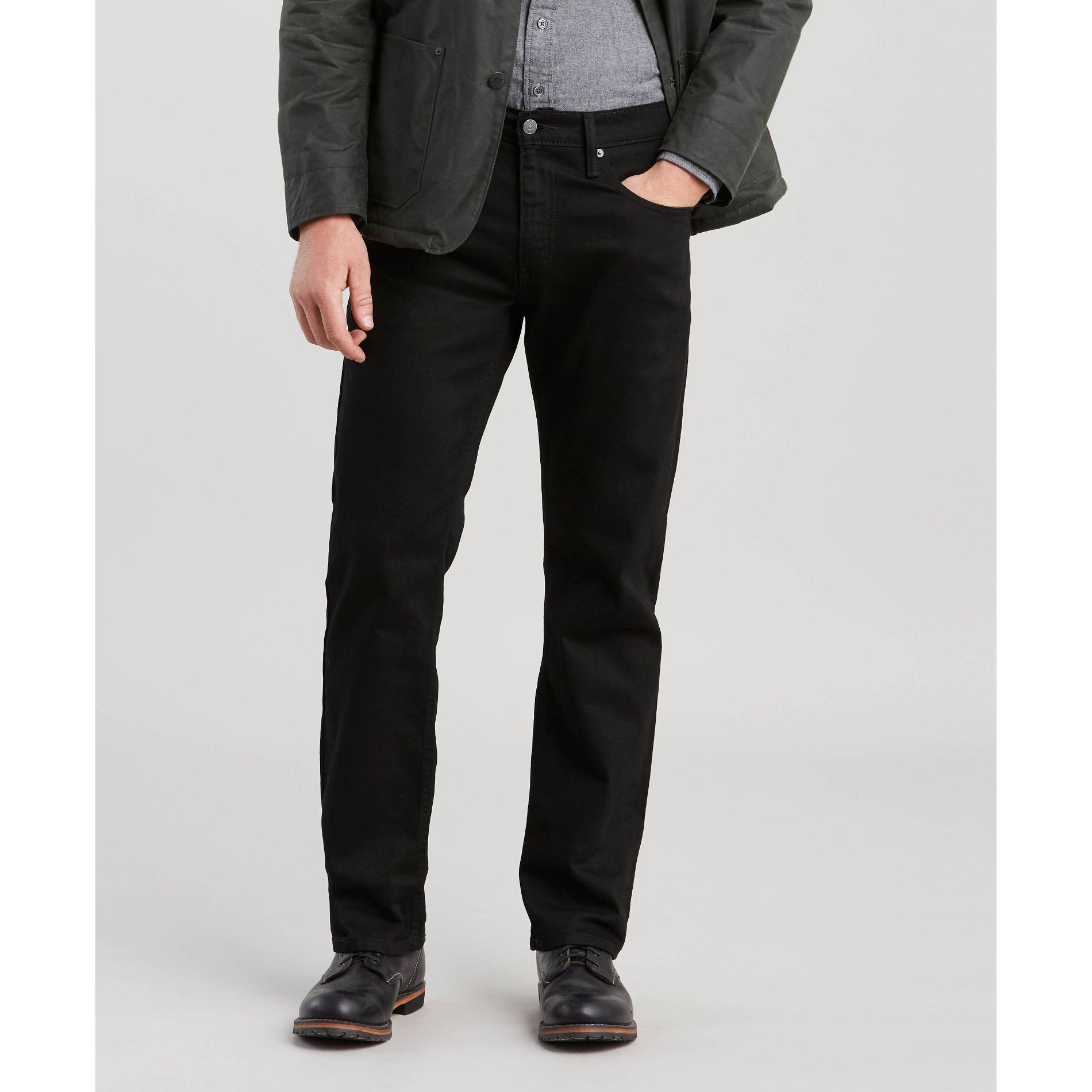 Levi's® Men's 559™ Relaxed Fit Straight Jeans - Black Denim 32x32: Heavyweight Cotton Denim, Mid Rise
