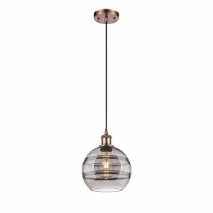 Rochester - 1 Light Cord Hung Mini Pendant In Industrial Style-9.88 Inches Tall and 8 Inches Wide - 1 of 1