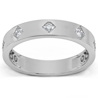 Pompeii3 1/4Ct Diamond Wedding Ring Anniversary Band in White, Yellow, or Rose Gold