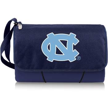 NCAA North Carolina Tar Heels Blanket Tote Outdoor Picnic Blanket - Navy Blue