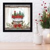 Courtside Market Let it Snow Red Truck 8x8 Framed Art Board - 2 of 2