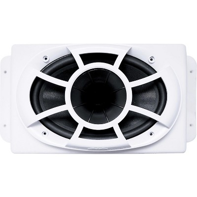 Wet Sounds REV 6x9-SM-W REV Series 6x9 HLCD w/ Surface Mountable Roto-mold Enclosure & Grille - White (pair)