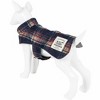 Touchdog (R) 2-In-1 Tartan Plaid Dog Jacket and Matching Reversible Dog Mat - 4 of 4