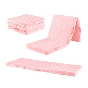 Infans Foldable Floor Mattress for Kids Glow in the Dark Toddler Nap Mat Tri-Folding - 1 of 4
