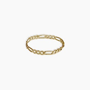 sanctuaire Dainty Chain Ring 14K Solid Gold - 1 of 3
