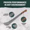 Condor Tool & Knife Viking Machete - 3mm Thick Full Tang Machete - Hand Crafted Welted Leather Sheath - 1075 High Carbon Steel - 20in Blade - 32.1oz - 4 of 4