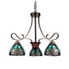Chloe Lighting Liaison Victorian-Style 3-Light Antique Dark Bronze Finish Mini Chandelier 25" Wide - 2 of 4