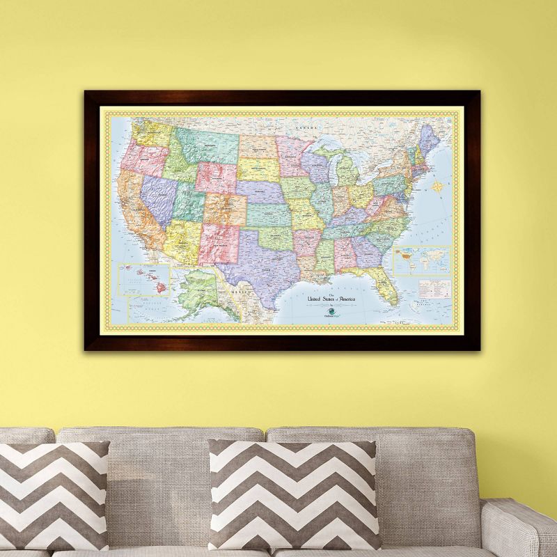 Home Magnetics US Map - XL Blue, 3 of 5