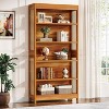 Tribesigns Bookcase, 5-Tier Wood Farmhouse Bookshelf, 70.9" Tall Freestanding Library Book Case with Open Storage Shelves for Home Office - 4 of 4