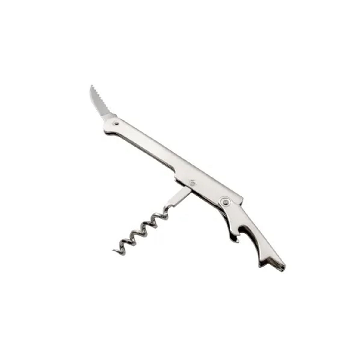 Winco Waiter's Cork Screw, Stainless Steel - thumbnail 2