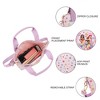 Disney Princess Character Heart Pink 9.25” Mini PU Handbag - 3 of 4