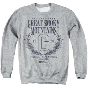 Men's Great Smoky Mountains National Park Laurel Wreath Crewneck Sweatshirt - 1 of 4